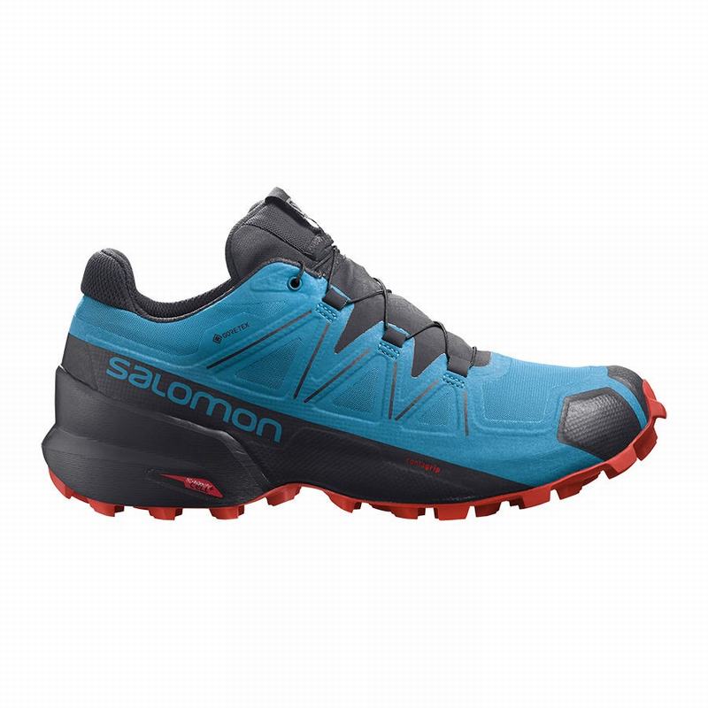 Salomon SPEEDCROSS 5 GORE-TEX Zapatillas Trail Running Hombre - Azules / Negras - Colombia (52781-VO